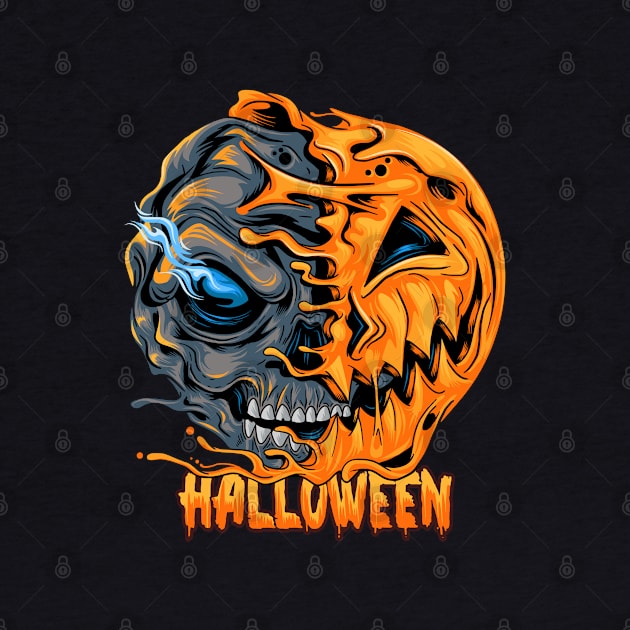 HALLOWEEN SEMI MONSTER & PUMPKIN DESIGN by Mako Design 